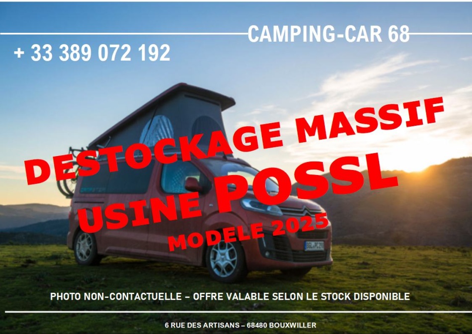 camping car POSSL DESTOCKAGE USINE POSSL  D70555 CLASSE V - CAMPSTAR modèle 2025